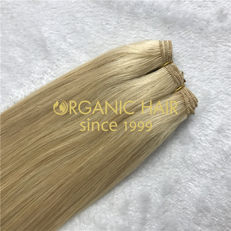 Customized hand tied hair extensions H115